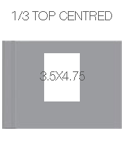 1/3 Top Centred V