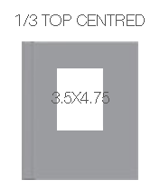 1/3 Top Centred V