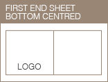 First Page Bottom Centred